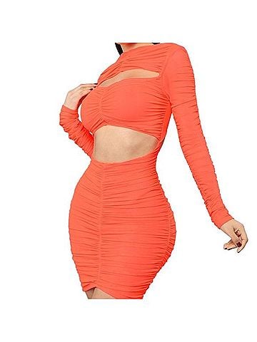 Fashion Nova Don't Mesh Me Up Mini Dress Casual Dress (view 2)