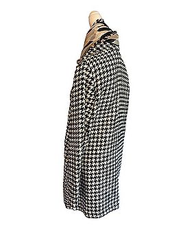 Old Navy Houndstooth Pea Coat Coat (view 2)