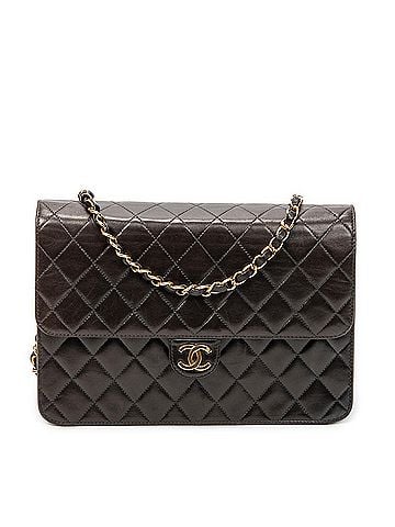 Chanel Vintage Push Lock Straight Flap (view 1)