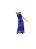 ASOS Solid Color Block Ombre Blue Black Casual Dress Size 8 - photo 10