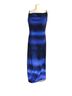 ASOS Solid Color Block Ombre Blue Black Casual Dress Size 8 - photo 1