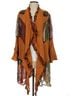 Young Threads 100% Viscose Floral Animal Print Multi Color Orange Green Red Jacket Size S - photo 7