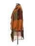 Young Threads 100% Viscose Floral Animal Print Multi Color Orange Green Red Jacket Size S - photo 5