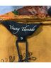 Young Threads 100% Viscose Floral Animal Print Multi Color Orange Green Red Jacket Size S - photo 3