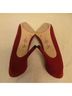 Jessica Simpson Solid Red Heels Size EU 37 1/2 - photo 5