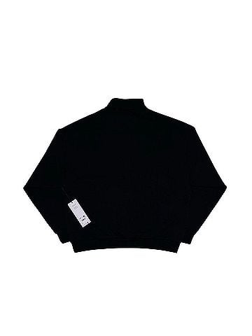 Alo 1/4 Zip Black Pullover Sweater (view 2)