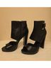 Nine West Solid Black Heels Size 7 1/2 - photo 3