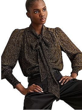 ME+EM Long Sleeve Blouse (view 1)