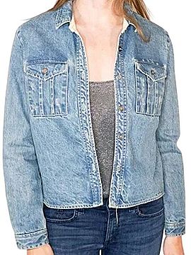 Sea New York Net Back Denim Jacket Denim Jacket (view 2)