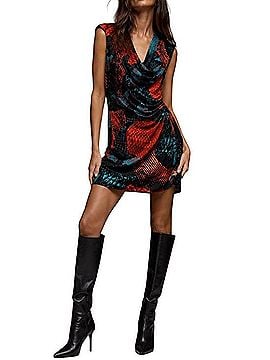 Nine West Vintage Cowlneck Dress Cocktail Dress (view 1)