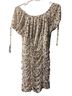 No Comment Floral White Orange Cocktail Dress Size L - photo 2