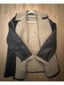 Zara Dark Brown Leather Jacket With Tan Shearling Trim Jacket - photo 10