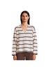 Apiece Apart Stripes Ivory Black Pullover Sweater Size M - photo 1