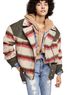Free People Stripes Multi Color Jacket Size S - photo 1
