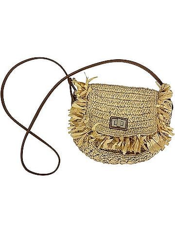 J.Crew 2023 Straw Fringe Flap Crossbody Bag Crossbody Bag (view 1)