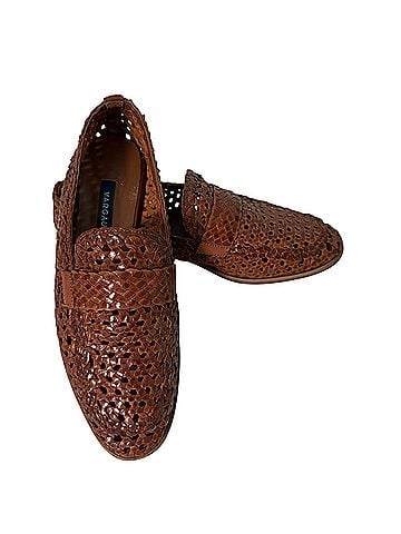 Margaux The Woven Andie Loafer - Saddle Flats (view 1)