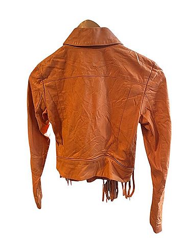 Patrizia Pepe Patricia pepe fringe leather Jacket (view 2)