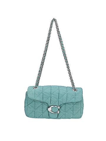 Coach COACH CBG31 Tabby Quilted Shoulder Bag, Green, Women's (view 1)