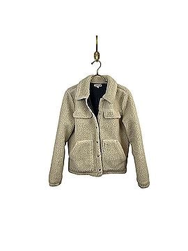 Toad & Co Cream and Gray Sherpa Heavy Fleece Jacket (view 1)