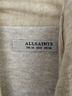 ALLSAINTS Drina Oatmeal Contrast Wool Asymmetrical Cardigan - photo 3