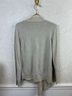 ALLSAINTS Drina Oatmeal Contrast Wool Asymmetrical Cardigan - photo 7