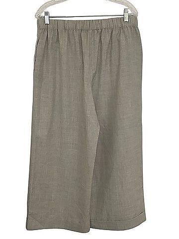 Lafayette 148 New York Wide Leg Crop Pants Wool Pants (view 2)