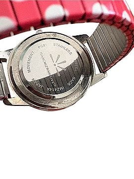 Isaac Mizrahi Live Pink Polka Dot Watch Watch (view 2)