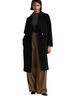 Quince Solid Black Coat Size XL - photo 2