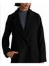 Quince Solid Black Coat Size XL - photo 4