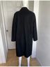 Quince Solid Black Coat Size XL - photo 12