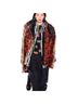 Nicole Miller Collection Animal Print Red Black Jacket Size L - photo 2