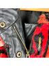 Nicole Miller Collection Animal Print Red Black Jacket Size L - photo 14