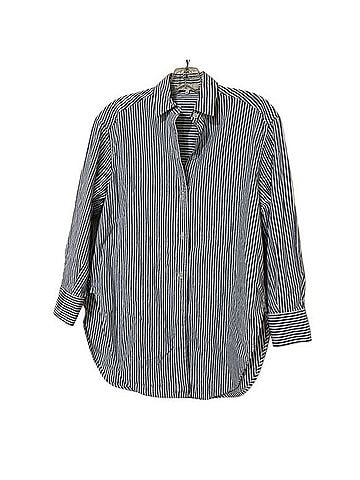 Vince. Oversized Space Dye Stripe Shirt Long Sleeve Button-Down Shirt (view 1)