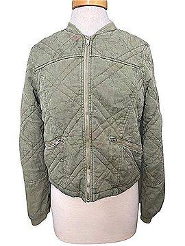Anthropologie Quilted Lyocell Bomber Jacket Jacket (view 2)