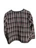 Liz Claiborne 100% Polyester 100% Polyester Plaid Black White Red Jacket Size 16 - photo 2