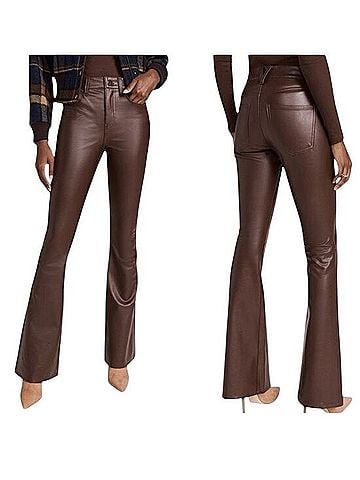 Veronica Beard Beverly Faux Leather Pants (view 1)