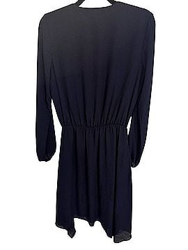 Krisa Handkerchief Hem Surplice Cocktail Dress (view 2)