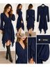 Krisa Handkerchief Hem Surplice Cocktail Dress - photo 3
