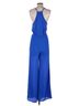 decker 100% Polyester Solid Blue Decker Jumpsuit Size M - photo 2