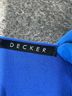 decker 100% Polyester Solid Blue Decker Jumpsuit Size M - photo 4