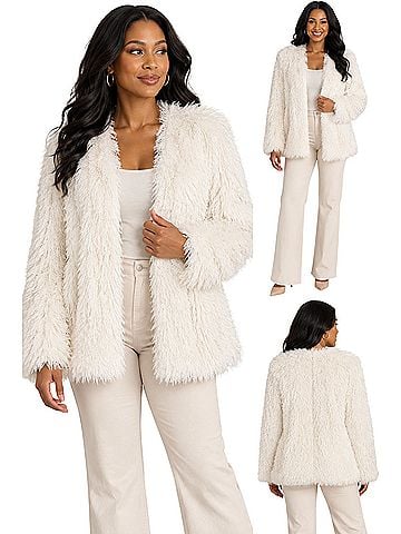 Cato Faux Fur Jacket (view 1)