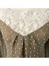 Ryu Pom Pom Embroidered Lace Trim Sweater Dress Long Sleeve Blouse - photo 7