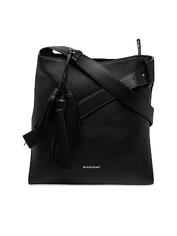 Givenchy Medium Leather Belted Shoulder Bag (view 1)
