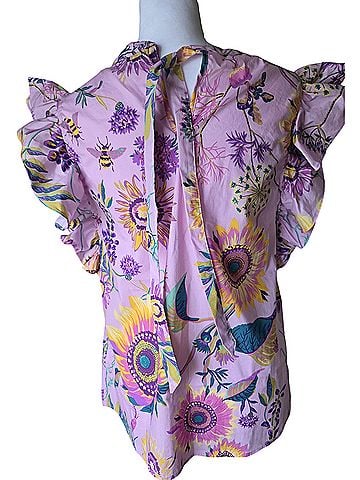 Elie Tahari Short Sleeve Blouse (view 2)