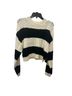 Bebe Stripes Black White Pullover Sweater Size M - photo 1