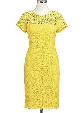 Diane von Furstenberg Barbie Lace Shift Dress Cocktail Dress (view 1)