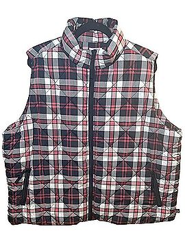 Vera Bradley Fireplace Plaid Puffer Vest Vest (view 1)