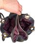 B Makowsky Black Leather Tote One size - photo 3
