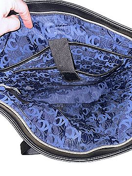 Kenneth Cole Black Logo Tote Bag Tote (view 2)