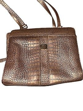 Liz Claiborne Croc-Embossed Shoulder Bag Shoulder Bag (view 1)